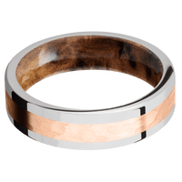 Cobalt Chrome + Polish Finish + Thuya Burl
