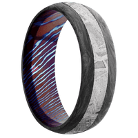 Forged Carbon Fiber + None Finish + Titanium Damascus