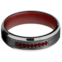Zirconium + Treebarkh , Bead Finish + Crimson