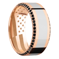 14K Rose Gold + Polish , Polish Finish