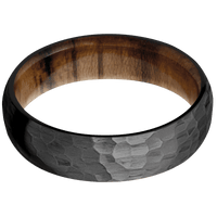 Zirconium + Hammer Finish + Teak