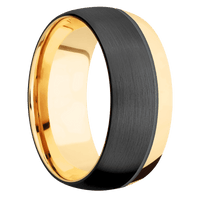 14K Yellow Gold + Polish Finish