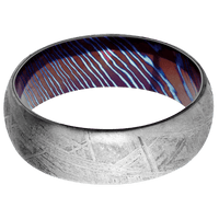 Meteorite + None Finish + Titanium Damascus