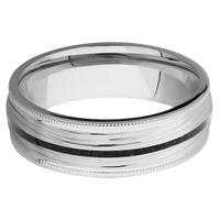 18K White Gold + Treebark3 Finish