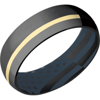Zirconium + Anglesatin , Polish Finish + Navy Blue