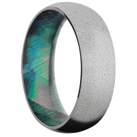 Titanium + Anglestone Finish + Black Mother of Pearl