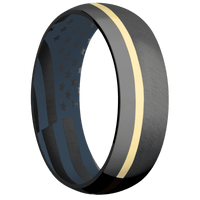 Zirconium + Anglesatin , Polish Finish + Navy Blue