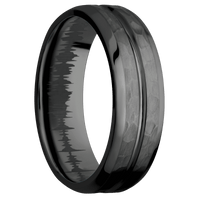 Zirconium + Polish , Hammer Finish