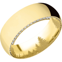 10K Yellow Gold + Polish Finish