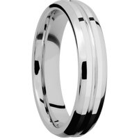 14K White Gold + Polish , Polish Finish