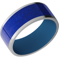 Titanium + Satin Finish + Ridgeway Blue