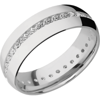 14K White Gold + Polish Finish