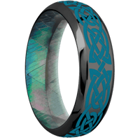 Zirconium + Polish , Polish Finish + Black Mother of Pearl