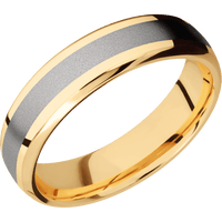 14K Yellow Gold + Polish , Polish Finish
