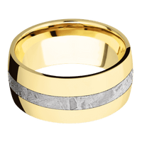 14K Yellow Gold + Polish Finish