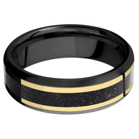 Zirconium + Polish , Satin Finish