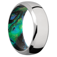 Titanium + Polish , Polish Finish + Abalone
