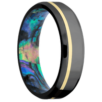 Zirconium + Polish , Polish Finish + Abalone