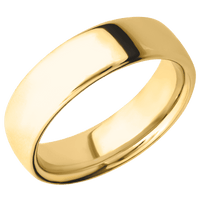 14K Yellow Gold + Polish Finish