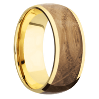 14K Yellow Gold + Polish Finish