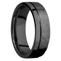 Zirconium + Hammer , Polish Finish