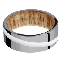 Tantalum + Polish Finish + Natural Oak