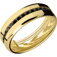 14K Yellow Gold + Polish , Polish Finish