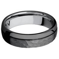 Zirconium + Hammer , Polish Finish + Tantalum