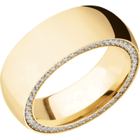 10K Yellow Gold + Polish Finish