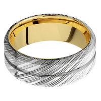 Woodgrain + Polish , Polish Finish + 14K Yellow Gold