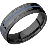 Zirconium + Polish , Bead Finish
