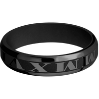 Zirconium + Polish , Polish Finish + Black