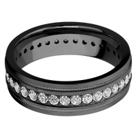 Zirconium + Rockpolish , Satin Finish
