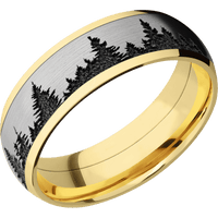 10K Yellow Gold + Polish Finish