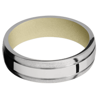 Titanium + Polish , Stone Finish + Bright Nickel