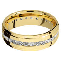 10K Yellow Gold + Polish , Polish Finish