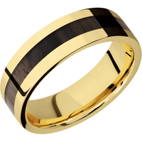 14K Yellow Gold + Polish Finish