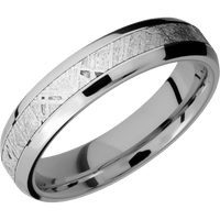 18K White Gold + Polish , Polish Finish + Titanium