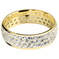 14K Yellow Gold + Polish Finish