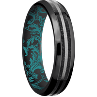 Zirconium + Polish , Polish Finish + Teal