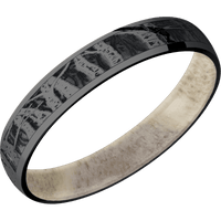 Zirconium + Polish Finish + Antler