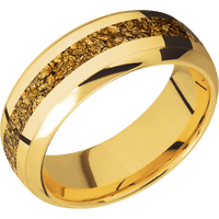 18K Yellow Gold + Polish , Polish Finish
