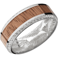 18K White Gold + Polish , Polish Finish