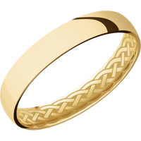 10K Yellow Gold + Polish Finish