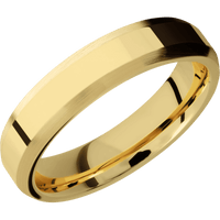 10K Yellow Gold + Polish , Satin Finish