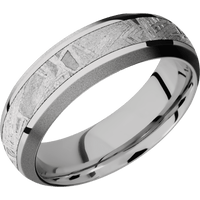 14K White Gold + Polish , Sand Finish