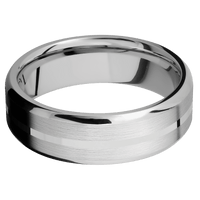 Palladium Silver + Satin , Polish Finish