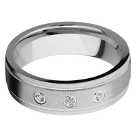 Titanium + Stone , Bead Finish