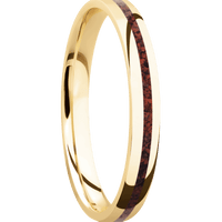 10K Yellow Gold + Polish Finish