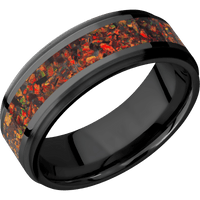 Zirconium + Polish , Satin Finish